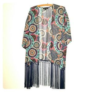 Fun Fringe Kimono