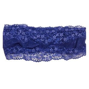 NWOT Gilly Hicks unlined bandeau in dark blue!