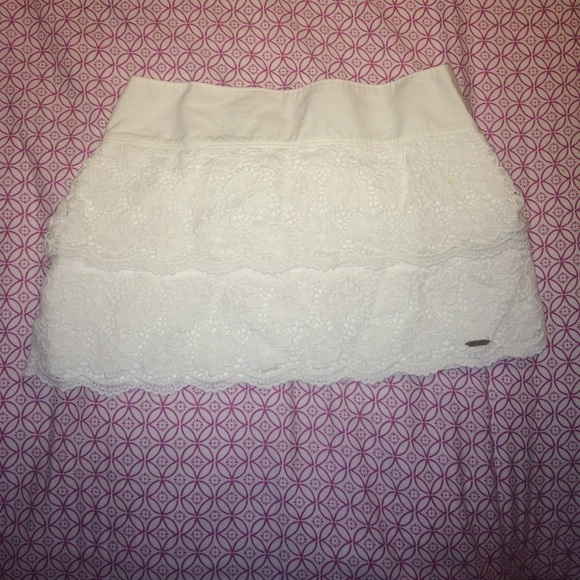 Hollister Co. Lace Pattern Skirt