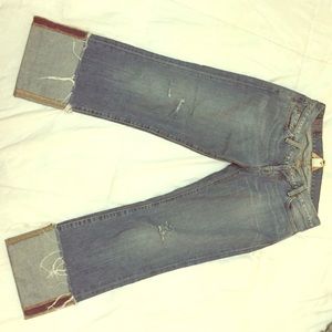 Lucky brand cropped jeans