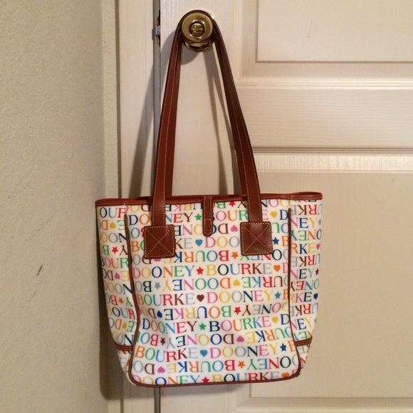 Dooney & Bourke multi color purse worn only once! - Picture 2 of 3