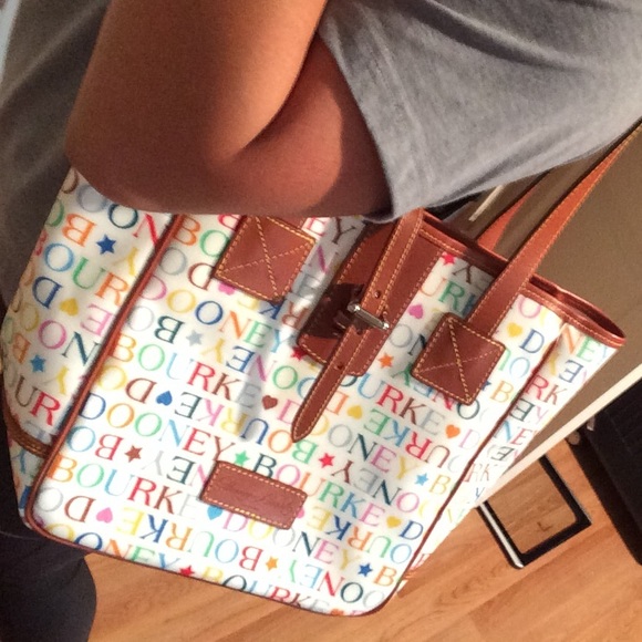 Dooney & Bourke multi color purse worn only once! - Picture 3 of 3