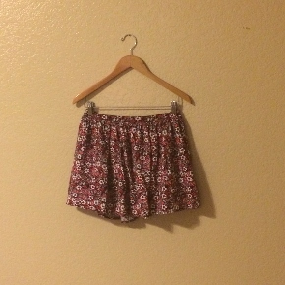 Pink Floral Skirt