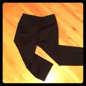 Black Cropped "Ann" style pants