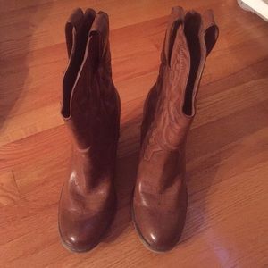 Stylish cowgirl boots