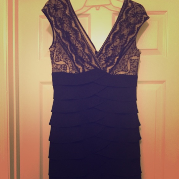 Cocktail Dress with lace and feminine accents