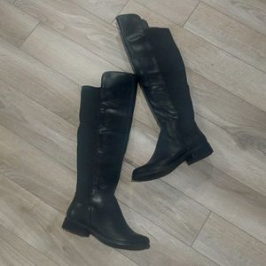 Black OTK boots