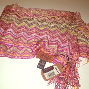 Authentic MISONI BRAND NEW Beautiful colorful shaw