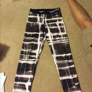 Nike pro tights. Still available.