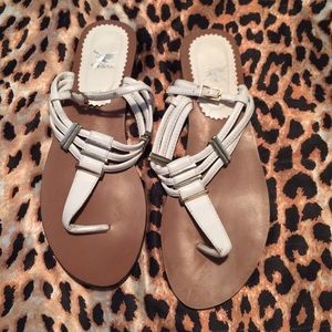 White Strappy Sandals