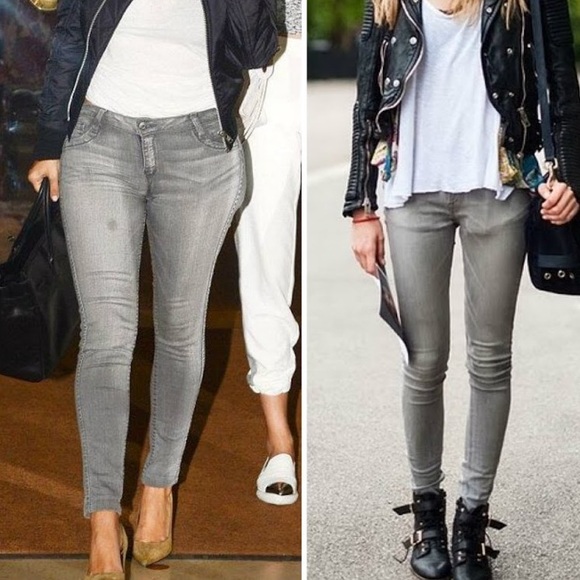 Gray Express Skinny Jeans