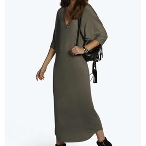 Oversized midi dress