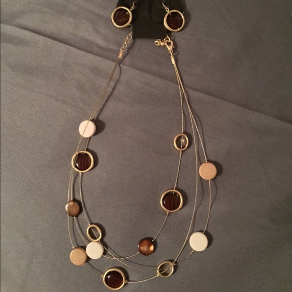 Dress Barn Necklace and Earrings set