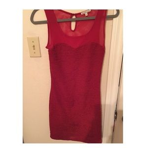 Burnt orange/red dress