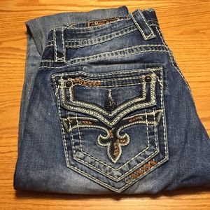 Men's rock revival jeans