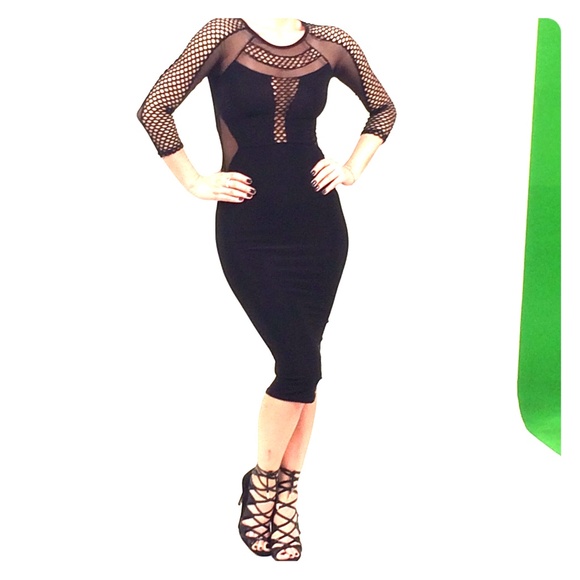 Black mesh dress ✖️