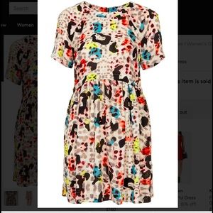 Topshop leopard print dress