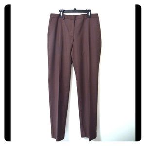 Brown curvy fit Ann Taylor trousers