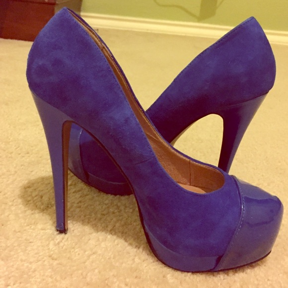 Aldo cobalt high heels