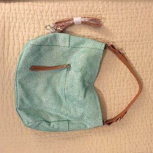 NWT Sorial hobo bag in a teal/green