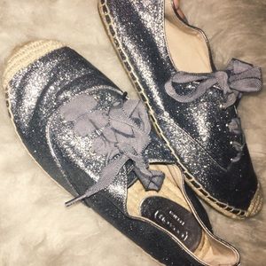 Sparkly bluish/grey Authentic Coach shoes
