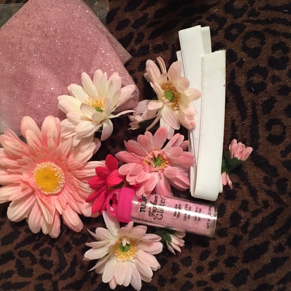 Handmade Flower Halloween Costume EDC Rave Bra - Picture 4 of 4