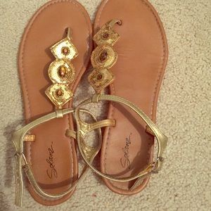 Gold Sandals