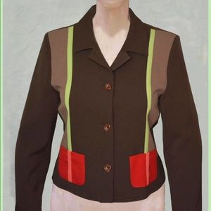 Women's Brown  Jacket by Harvey Benard.