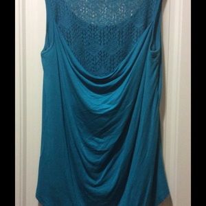 Cable & Gauge teal tank. Large.