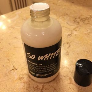 Lush limited edition So white shower gel