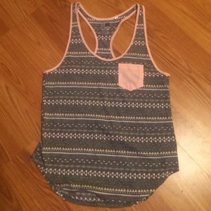 Small t back tank