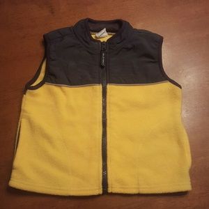 Old navy yellow fleece vest