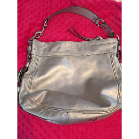 Coach Silver Hobo bag