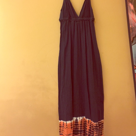 Long tie dye dress...