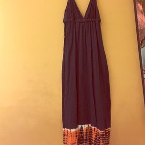 Long tie dye dress...