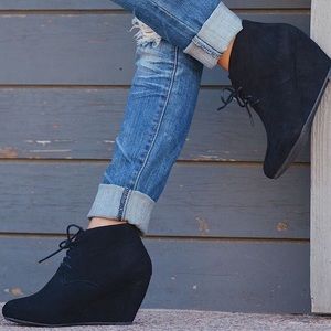Black booties!