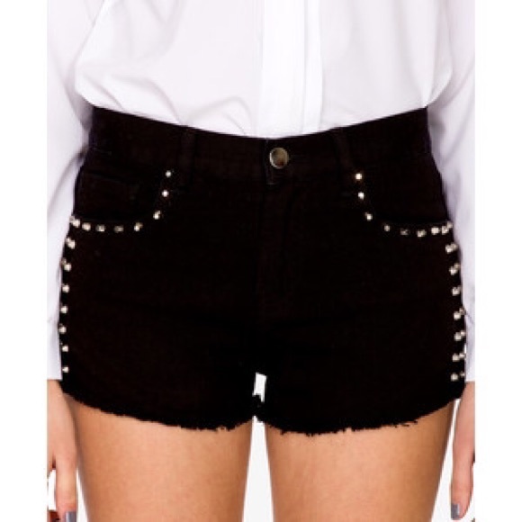 Forever 21 Studded Shorts