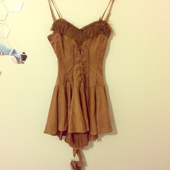 Dresses & Skirts - *sale*Halloween cute animal costume dress w/ tail