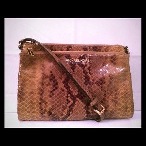 Michael Kors Medium Crossbody in Snake Print