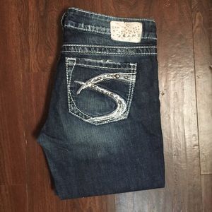 Silver Designer Jeans