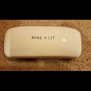 Nine West glasses case white