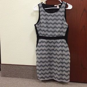 NWOT Black and white dress