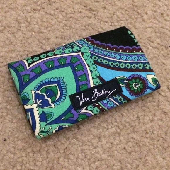 Vera Bradley business card holder in Blue Rhapsody
