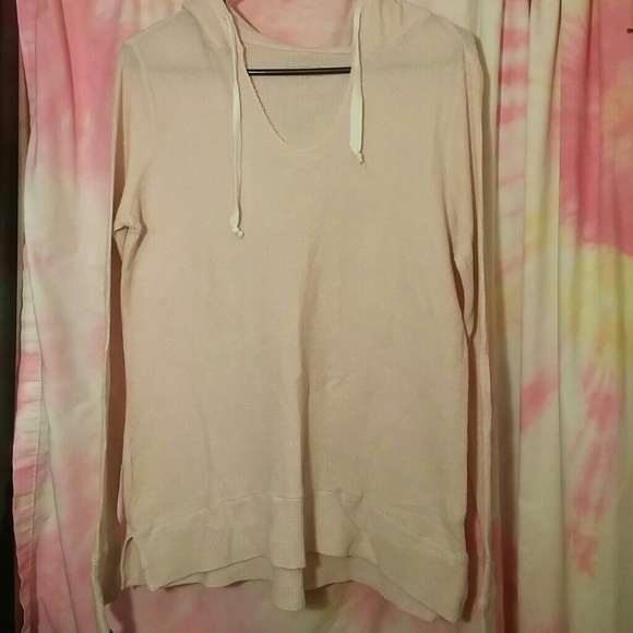 American Eagle Long Sleeved Pink Shimmer Shirt