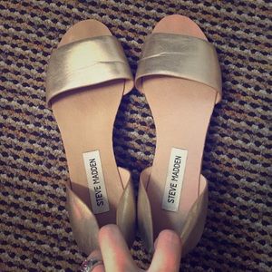 Steve Madden Gold Sandals