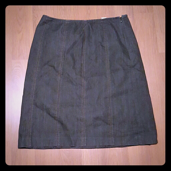 Dark Denim Skirt