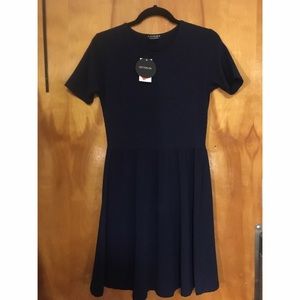 Navy Blue Baby Doll Dress (COTTON ON)