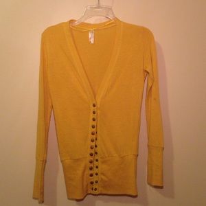 Mustard Yellow Cardigan