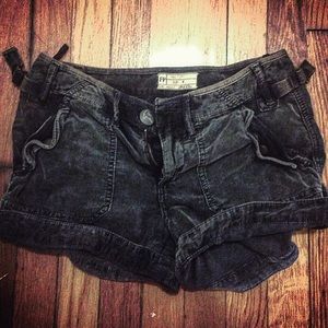 Charcoal cord free people shorts