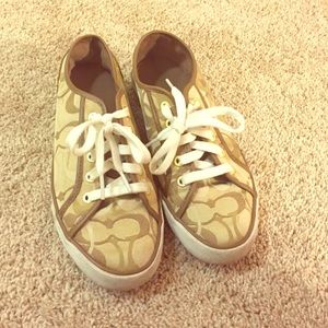 Coach sneakers! Size 7 1/2